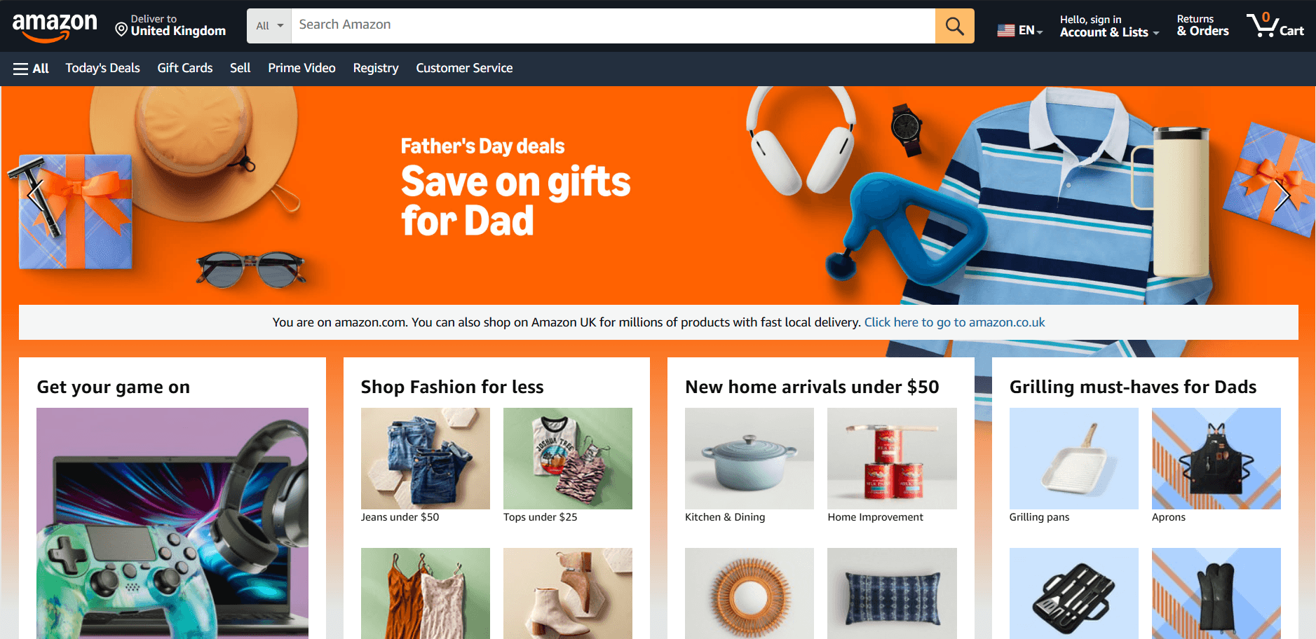Amazon.com screenshot