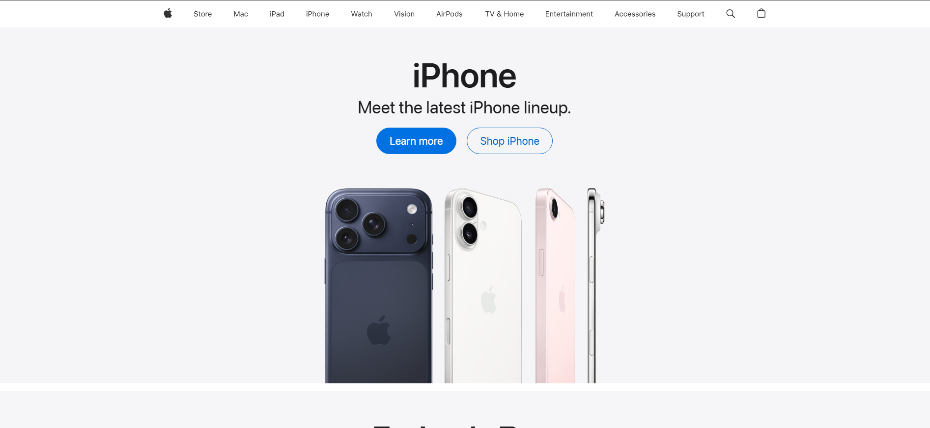 Apple.com screenshot